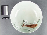 彩繪梅花紋碗藏品圖，第1張