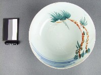 彩繪雙鶴紋碗藏品圖，第1張