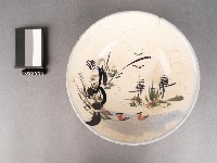 彩繪春景塘鴨紋碗藏品圖，第1張