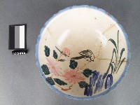 彩繪花鳥紋碗藏品圖，第1張