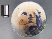 彩繪山水紋碗藏品圖，第1張