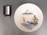 彩繪山水紋碗藏品圖，第1張