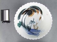 三彩椰子紋碗藏品圖，第1張