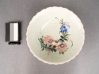 三彩花卉紋碗藏品圖，第1張