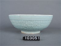 藍釉飛禽瑞獸紋碗藏品圖，第5張