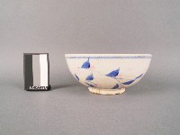 青花紅彩花卉紋碗藏品圖，第1張