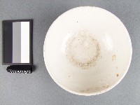 青花牡丹壽字碗藏品圖，第2張