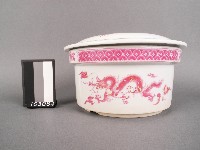 紅彩龍鳳紋湯碗藏品圖，第1張