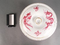 紅彩龍鳳紋湯碗藏品圖，第2張