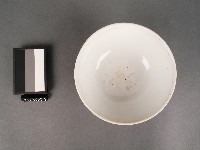 黃金釉彩繪花果囍字碗藏品圖，第2張