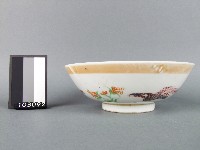 黃金釉彩繪鳳鳥花卉紋碗藏品圖，第1張