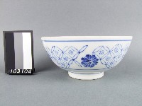 青花花卉紋碗藏品圖，第1張