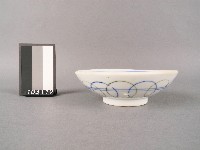 青花團圓風景紋碗藏品圖，第2張