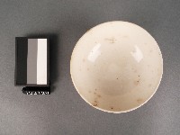 黃金釉彩繪壽桃囍字碗藏品圖，第2張