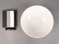 黃金釉彩繪花卉鶴紋碗藏品圖，第2張