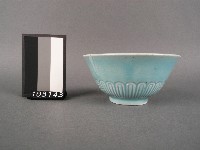 藍彩蓮花紋碗藏品圖，第1張