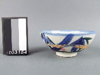 三彩竹葉紋碗藏品圖，第1張