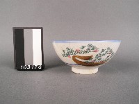 彩繪花草紋碗藏品圖，第1張