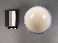 藍綠彩竹葉紋碗藏品圖，第2張