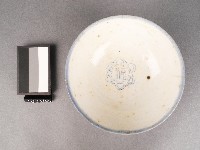 藍綠彩線紋碗藏品圖，第2張