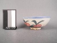 彩繪桃果紋碗藏品圖，第1張