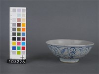 青花囍字紋碗藏品圖，第5張