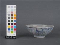 青花囍字紋碗藏品圖，第6張