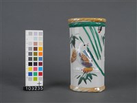 彩繪竹枝花鳥圖箸籠藏品圖，第2張