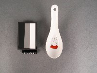 紅彩人物紋湯匙藏品圖，第1張