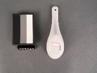 紅黑彩楓葉紋湯匙藏品圖，第3張