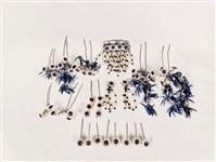 藍珠花頭飾藏品圖，第1張