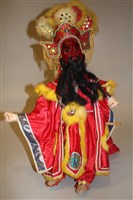 布袋戲偶(紅淨)藏品圖，第1張