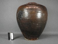 褐釉四耳甕藏品圖，第1張