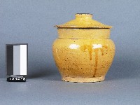 黃釉豬油甕藏品圖，第2張