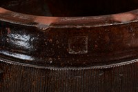 褐釉水缸藏品圖，第4張