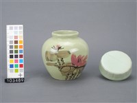 綠釉花卉紋甕藏品圖，第3張