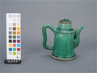 綠釉油壺藏品圖，第2張