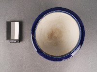 藍地花卉紋香爐藏品圖，第2張