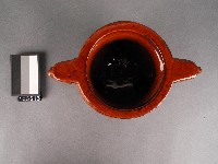 赤釉三腳龍紋香爐藏品圖，第2張