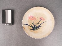 紅綠彩花卉紋盤藏品圖，第1張