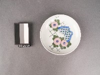 彩繪花卉蝶紋碟藏品圖，第1張