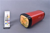 賽璐璐黑紅雙色枕頭藏品圖，第2張