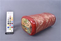賽璐璐金紅雙色枕頭藏品圖，第1張