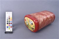 賽璐璐金紅雙色枕頭藏品圖，第2張