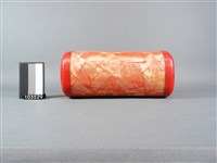 賽璐璐金紅雙色枕頭藏品圖，第3張