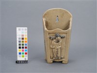 黃釉人物紋箸籠藏品圖，第1張