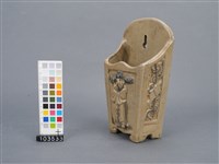 黃釉人物紋箸籠藏品圖，第2張