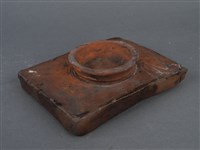 褐釉磚胎龜印模藏品圖，第3張