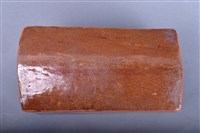 褐釉陶枕頭藏品圖，第7張