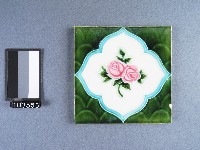 玫瑰紋磁磚藏品圖，第1張